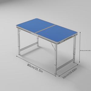 캠핑/소풍/장터/엔터테인먼트용 야외 접이식 테이블, 접이식이고 휴대 가능한 간단한 소형 테이블