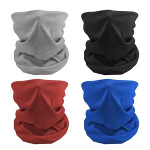 4 개 / 팩 UV 보호 밴다나 마스크, 방풍 및 먼지 방지 통기성 넥 게이터, 사이클링 및 야외 스포츠용 패션 스포티 얼굴 마스크