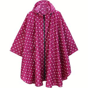 경량 레인 판초 재킷 코트, 지퍼 후드 비옷, 비가 내리는 필수품, 포켓이 있는 비옷, 성인용 비옷
