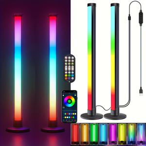 TV, PC, Party, Entertainment, And Room Can Be Transformed With Smart Light Bars That Change Colors To The Rhythm Of Music And Offer 8 Different Scene Modes.
