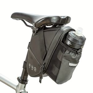 자전거 안장 가방, 방수 자전거 뒷좌석 수납 가방, MTB 산악 자전거 및 도로 자전거용 사이클링 파우치 1.5L