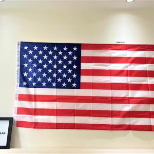 1pc 미국 미국 미국 국기 150x90cm 미국 국기 고품질 양면 인쇄 폴리 에스테르 미국 국기 Grommets USA Flag