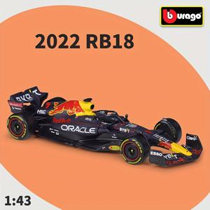 Burago 1:43 Red Bull 2022 RB18 1 & 11 포뮬러 1 레이싱 모델 - 합금 다이캐스트 자동차 크리스마스, 할로윈, 추수감사절 선물