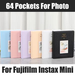 사진 앨범 용 3 인치 64 포켓 Fujifilm Instax Mini Film 8 Korea Instax Album 용 미니 인스턴트 픽처 케이스 보관함