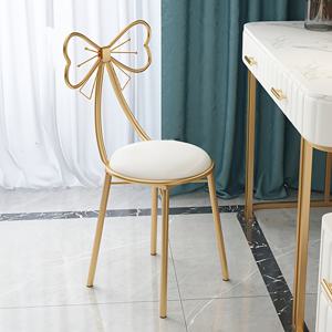 침실 화장실용 소형 바닥 의자, 분리 가능한 메이크업 네일 살롱 금속 의자, 아이디얼 홈 용품