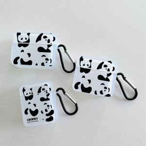Black & White Panda Graphic Pattern 헤드폰 Case