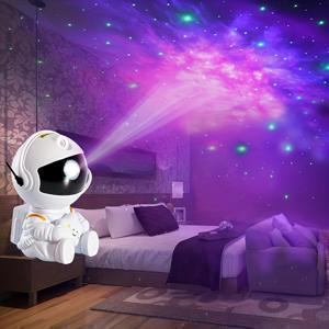 VVIA Astronaut Galaxy Projector로 경이로운 은하계를 창조하세요 - 가정 장식, 파티 등을 위한 원격 제어 야간 조명!