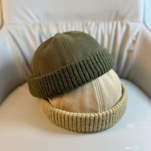 겨울 비니 모자, Y2k 스트리트 스타일리스트 해골 모자, 야외용 힙합 따뜻한 시계 모자