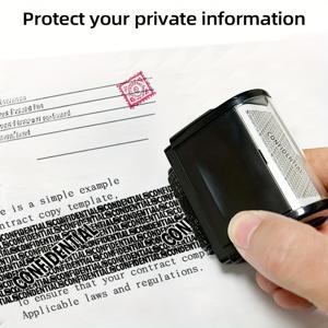 신분 보호 롤러 스탬프 개인 정보 도용 방지 스탬프 프라이버시 보호 및 주소 보호 스탬프 휴대용 신분 도용 제거기 보호 신분 보호 개인 문서