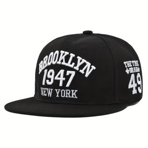 브루클린 1974 자수 야구 모자 뉴욕 캐주얼 스냅백 모자 조절 가능한 스포츠 모자