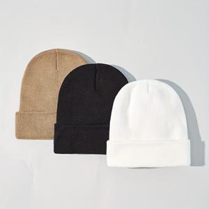 3pcs 겨울 니트 모자 비니 여성용 남성용, 야외 해골 모자 통기성 따뜻한 스키 모자