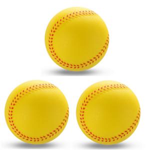 3pcs 폼 훈련 야구 =, 부드럽고 안전한 던지기, 잡기 및 타격 연습을 위한 폼 야구