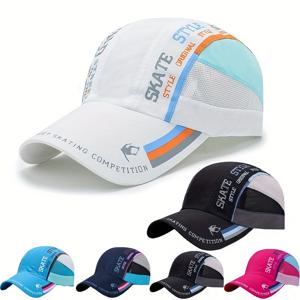 여행용 통기성 빠르게 건조되는 야구 모자, 등산용 햇빛 차단 모자, 여행용 얇고 빠르게 건조되는 모자, 여성 및 남성을 위한 선물용 트렌디한 해 모자