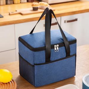 1개 단열 점심 가방, 알루미늄 호일이 있는 휴대용 쿨러 가방, 신선함을 위한 단열 가방, 야외 피크닉 음식 보관함