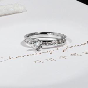 [샤밍주얼리]3부 랩 그로운 다이아몬드 반지 우신 플로리아 프러포즈 예물 결혼 기념일 선물