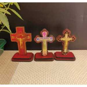 가톨릭천주교성당 탁상용 십자가 장식품 성물 영세 기도