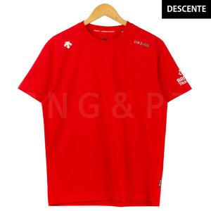 데상트 BTF 팀 기능성 반팔 티셔츠 SP223ITS42-RED