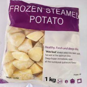 냉동 삶은감자(컷팅) 1kg 식재료 손질되어 간편조리 닭볶음탕 찜닭 감자탕 찌개 볶음 조림 구이 감자요리