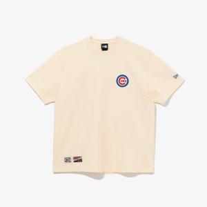 [국내정식매장] 뉴에라 반팔 티셔츠 MLB 시카고 컵스 올 스타 게임 펄드 아이보리
