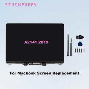 마쿠지 세븐 퍼피 맥북 프로 16 인치 A2141 2019 년 풀 LCD 스크린 디스플레이 어셈블리 교체 호환