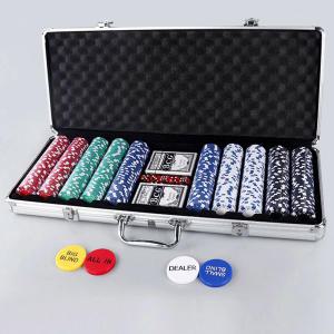 DFANO 국제규격 경기용 카지노칩 500p 세트 포커 홀덤 게임 카드게임