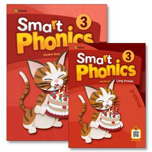[카드10%] 스마트 파닉스 Smart Phonics 3 교재 워크북 세트 (전2권) (3rd) (AI Phonics App)