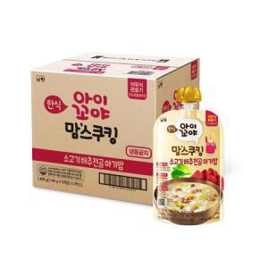 맘스쿠킹 이유식 소고기배추전골아기밥(15개입월부터) 10개_MC