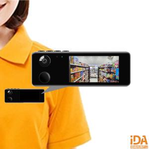 초소형 명찰식 바디캠 64GB 액션 카메라 보안캠 녹음 촬영