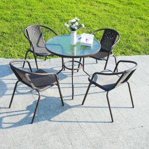의자 발코니 야외 카페 상품 테이블 방수 정원 세트 탁자