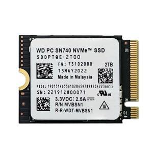 [해외직구] 웨스턴디지털 WD 2230 SSD 2TB 스팀덱 SSD 교체 호환 SN740 M2 NVME