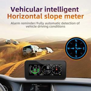 차량용 헤드업 디스플레이 GPS HUD 속도계 지능형 경사계 오프로드 속도 틸트 피치 각도 나침반 경사 계량