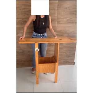 빈티지 원목 접이식 침대 좌식 낮은 폴딩 탁자 인용 다리미판 책상