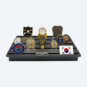 코인거치대(중형) CH005 - 휘장 뱃지 거치 장식장 기념 메달 진열대 군대 군용품 전역 선물 부대
