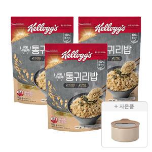 켈로그 통귀리밥 500g, 3개 + 증정(통귀리밥용 전자레인지 용기, 1개)
