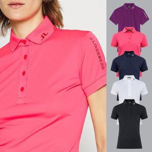 [신세계몰]제이린드버그 골프웨어 여성 티셔츠 22FW 투어테크 반팔 폴로