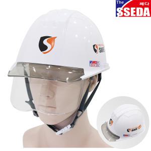 SSEDA 쎄다7 안전모 투명창 보안경 ( 통풍충격 내피부착 ) 건설 작업 머리보호 헬멧 ABE등급 낙하 추락 감전 대비용