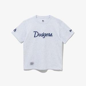 갤러리아 뉴에라키즈 MLB LA 다저스 올드 스크립트 티셔츠 헤더 그레이(1431026