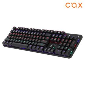COX 콕스 CK420 축교환 기계식 게이밍 LED 키보드 (블랙, 청축)