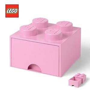 [1300k][미트레이드] 레고스토리지 서랍형 4구 핑크 장난감 수납장 보관함