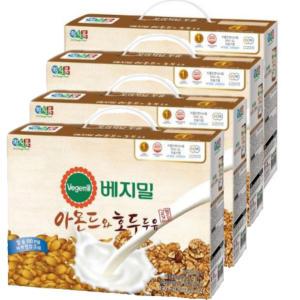 정식품 베지밀 아몬드 & 호두 두유 190ml(96팩)