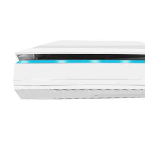먼지 커버가 있는 콘솔 냉각 선풍기 LED 조명 2 USB 포트 상단 RGB 냉각 선풍기 PS5 슬림 콘솔용 3 단 쿨러