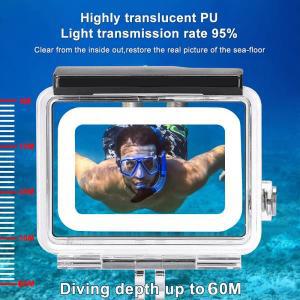[촬영용]수중 다이빙 방수 케이스 Go Pro 5 6 7 Hero 블랙 보호 커버 하우징 마운트 필터 액세서리 포함 60