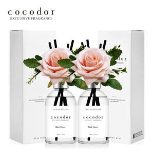 코코도르 선물추천 장미꽃 W 디퓨저 200ml X 2개 + 쇼핑백 - 선택1:05_W/양재동꽃시장