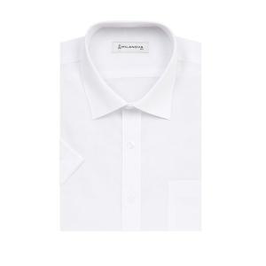 [신세계몰]밀라노바 반소매 레귤러핏 흰색 와이셔츠