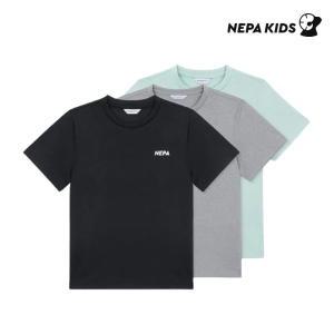 [네파] 아동 라운드 반팔티셔츠 키즈 폴리 포 3팩 티셔츠 KKG5300