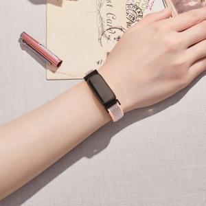 Fitbit Inspire 3 용 나일론 스트랩 시계 밴드 스마트 워치 액세서리 교체 발찌