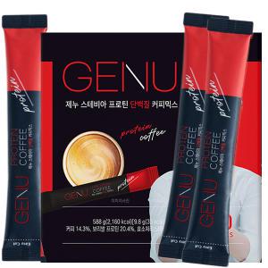 제누 스테비아 프로틴 단백질 커피믹스 9.8g x 60개입 1박스