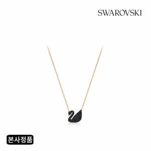 [스와로브스키][스와로브스키/본사정품] Iconic Swan 로즈골드 블랙 네크리스 5