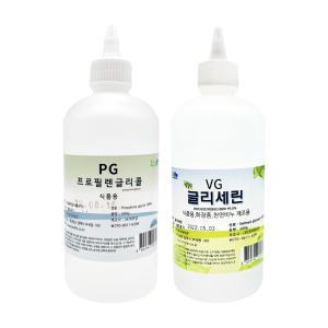 조이라이프 프로필렌글리콜 PG 500g + 식물성 글리세린 VG 600g 비누 슬라임