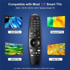 LG 스마트 LED TV용 음성 매직 리모컨 UHD QNED 교체 넷플릭스 핫키 포함 AKB75855503 MR20GA